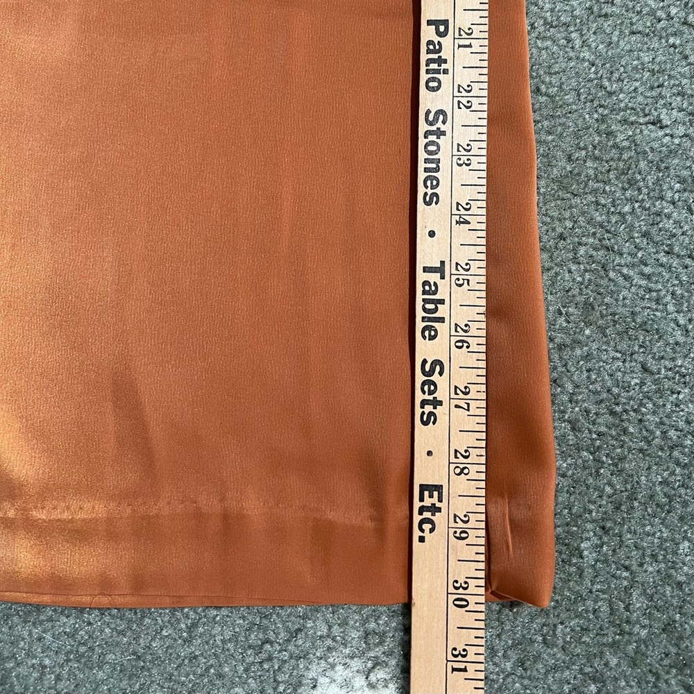 Elie Tahari Wide Leg Pants in Rust Brown - Picture 9 of 10